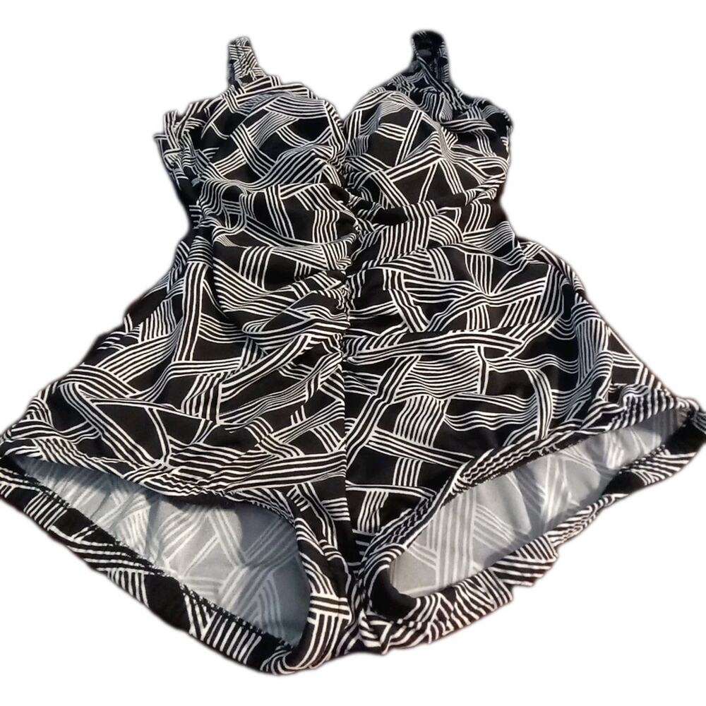 Paradise Bay One Piece Swimsuit Sz. 14 Beach Summer Vacation